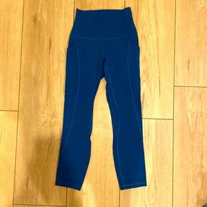 Lululemon align leggings, blue, size 2